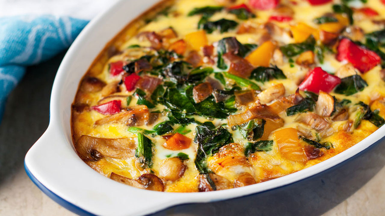 Bacon, Egg, And Spinach Casserole Warrior Made