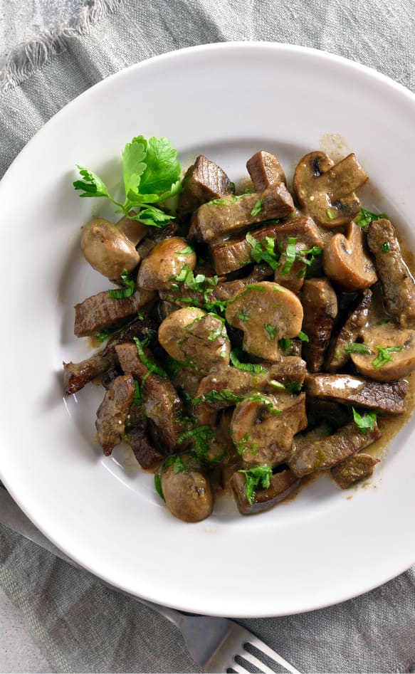 Beef Stroganoff